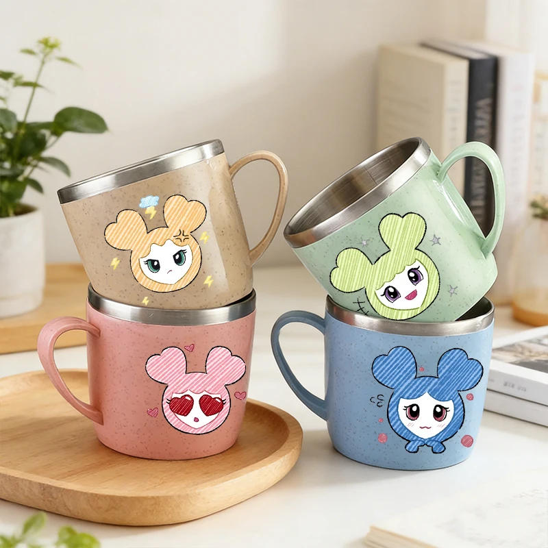 Women'S Fashion Korea - Cartoon Cute Stainless Steel Cups Kpop