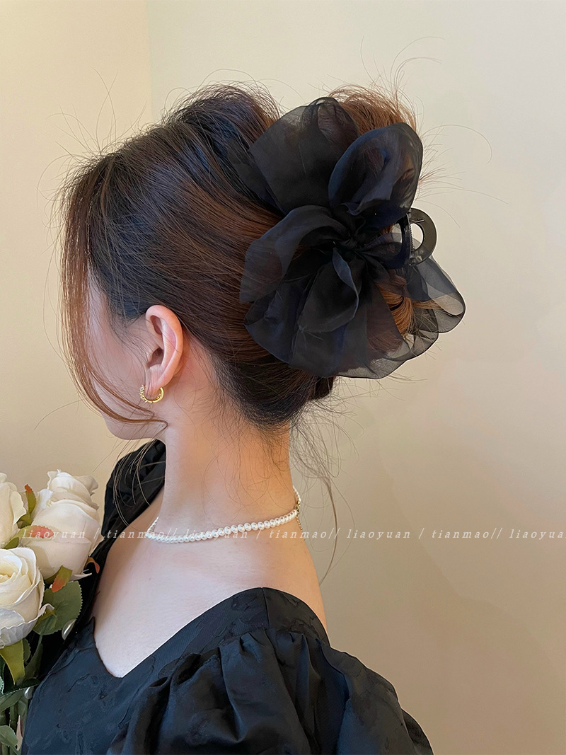 Korea Sweet Mesh Tulle Big Bow - Women'S Fashion Korea review and price