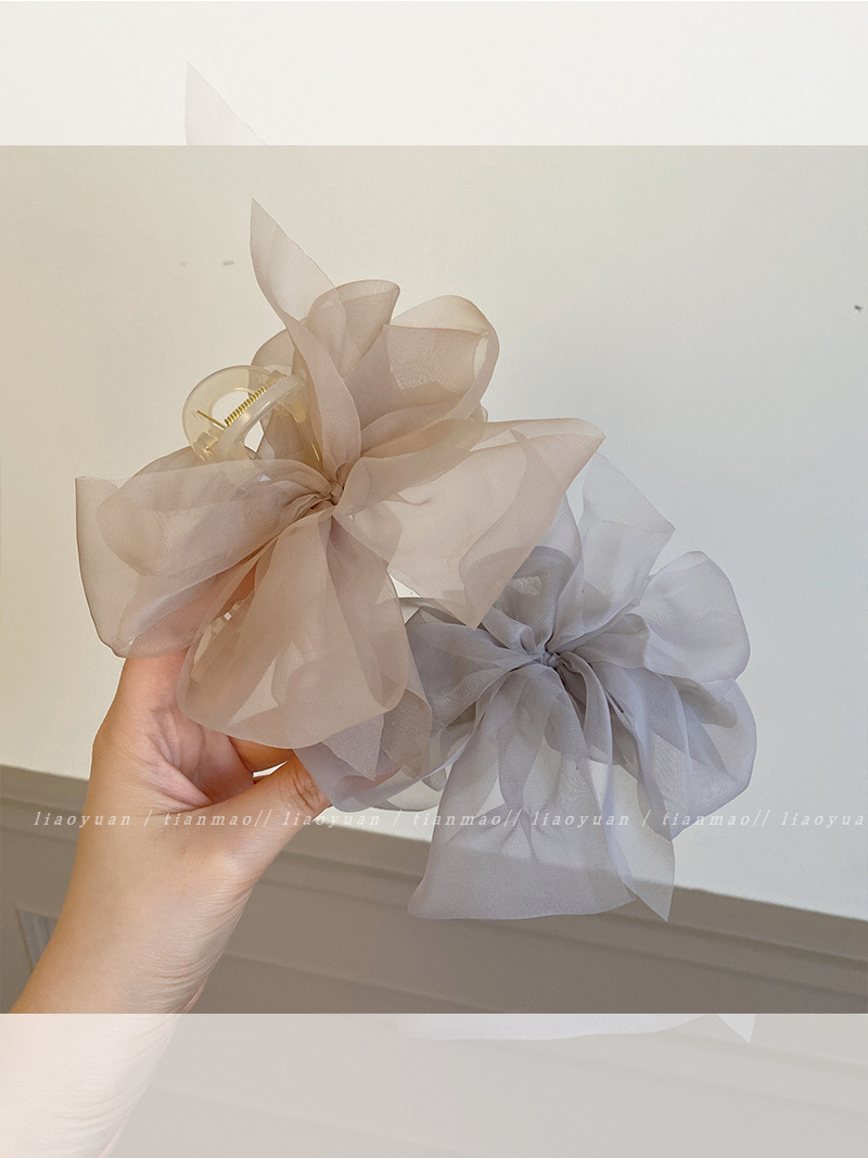 Korea Sweet Mesh Tulle Big Bow - Women'S Fashion Korea review and price