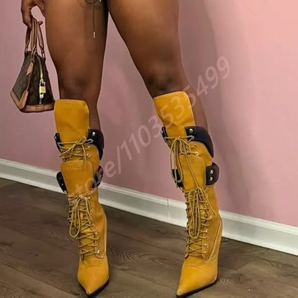 2025 Sexy Catwalk Ladies Stile - Women'S Fashion Knee High Boots review and price