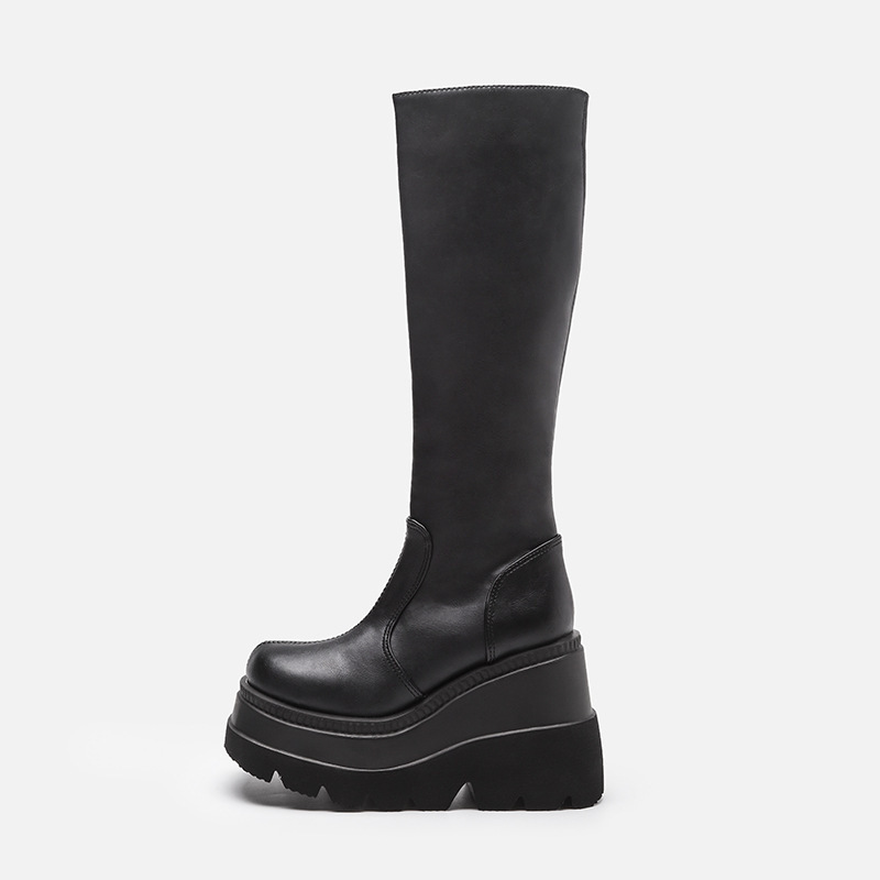 Women's Platform Boots Punk Mi - Women'S Fashion Knee High Boots review and price