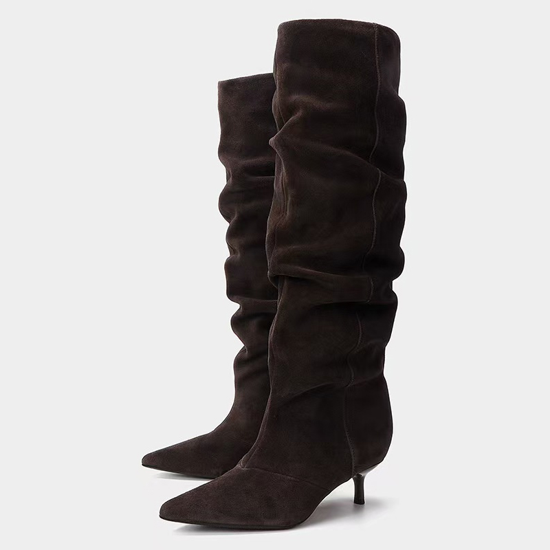 Liyke Runway Fashion Pleated S - Women'S Fashion Knee High Boots review and price